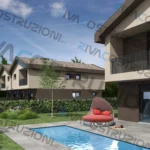 Ville abbinate con piscina zona Manenti Sud Reggio Emilia